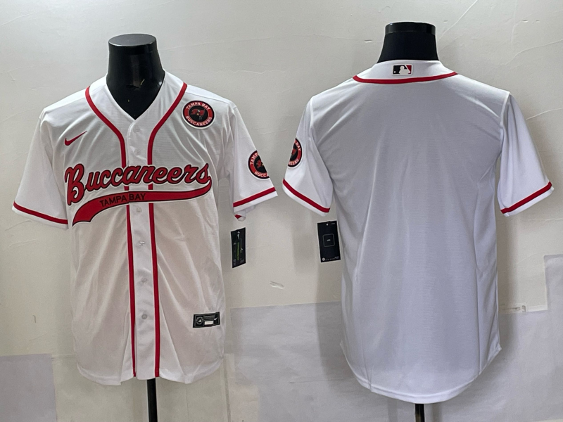 Men Tampa Bay Buccaneers blank white 2025 Nike NFL JERSEY 001